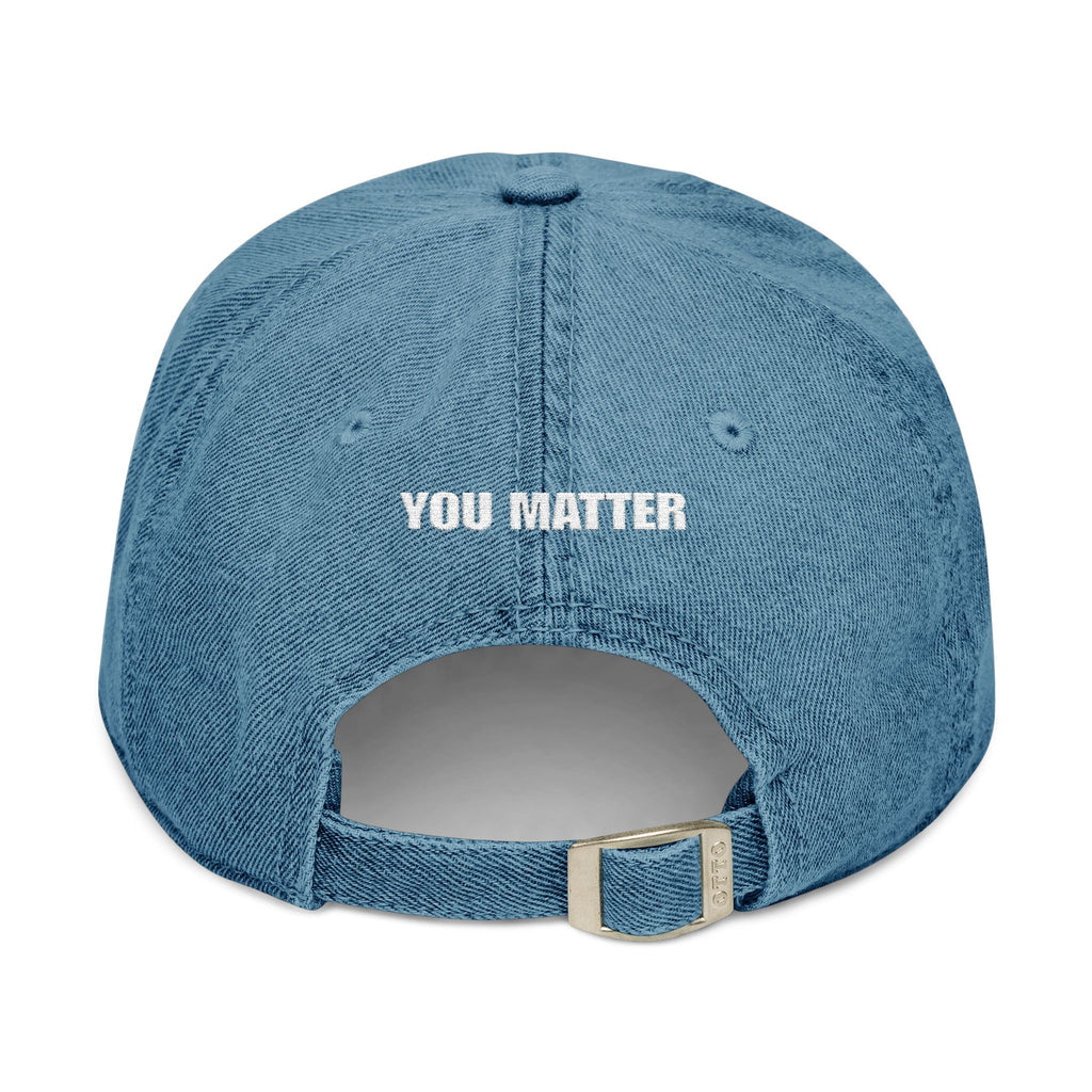 Men's Mental Health Awareness embroidered Denim Hat
