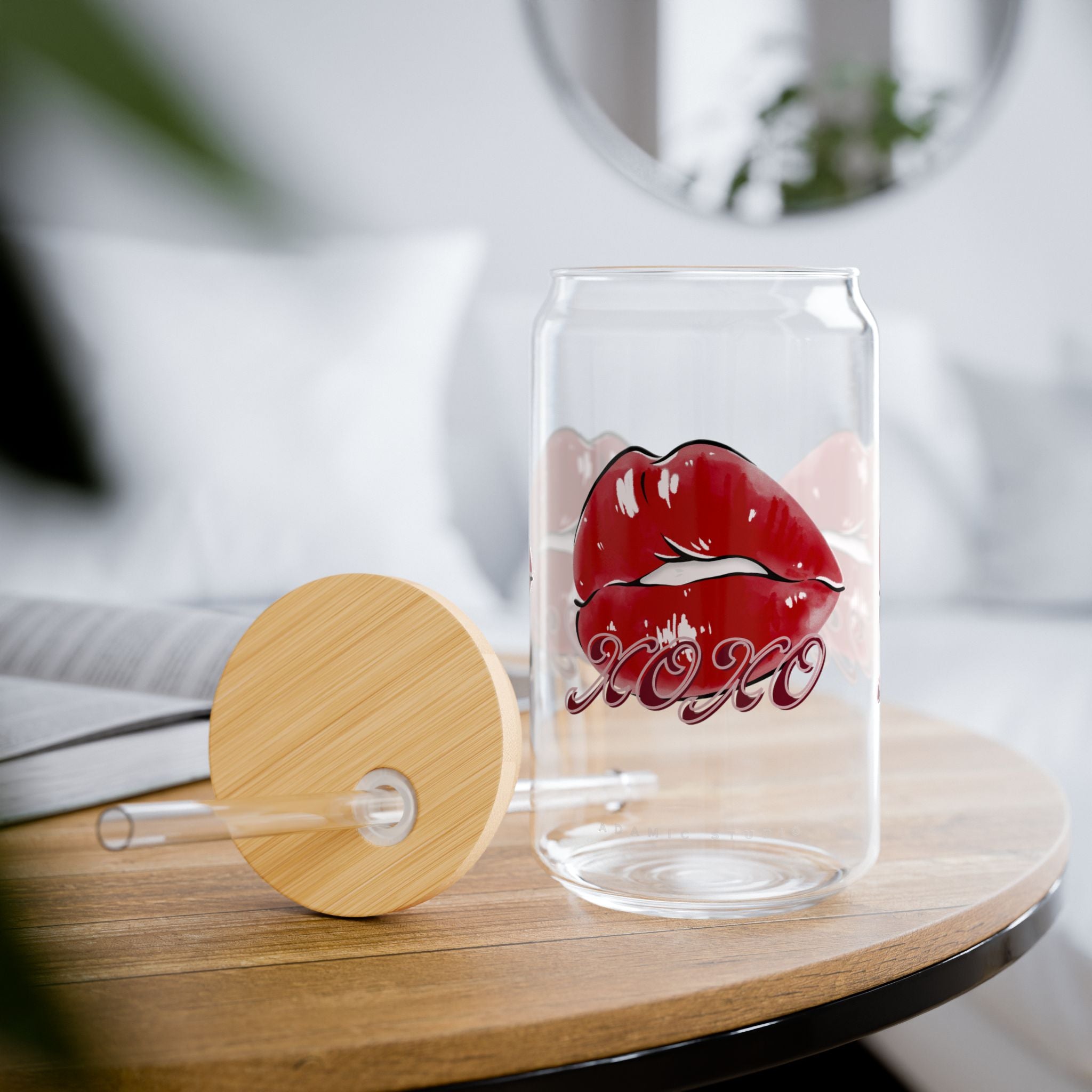 XOXO 16oz- Adamic Studio sipper glass