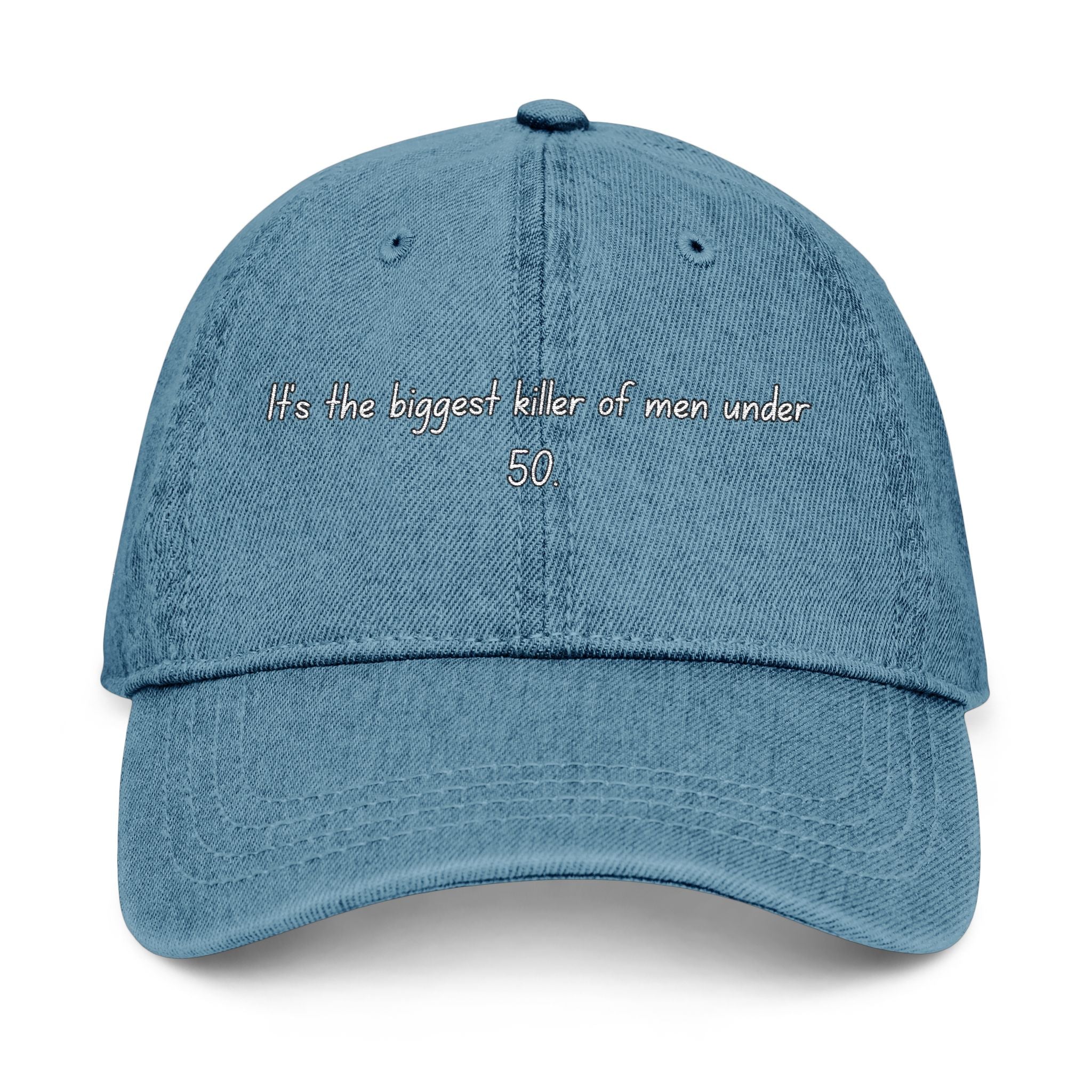 Men's Mental Health Awareness embroidered Denim Hat