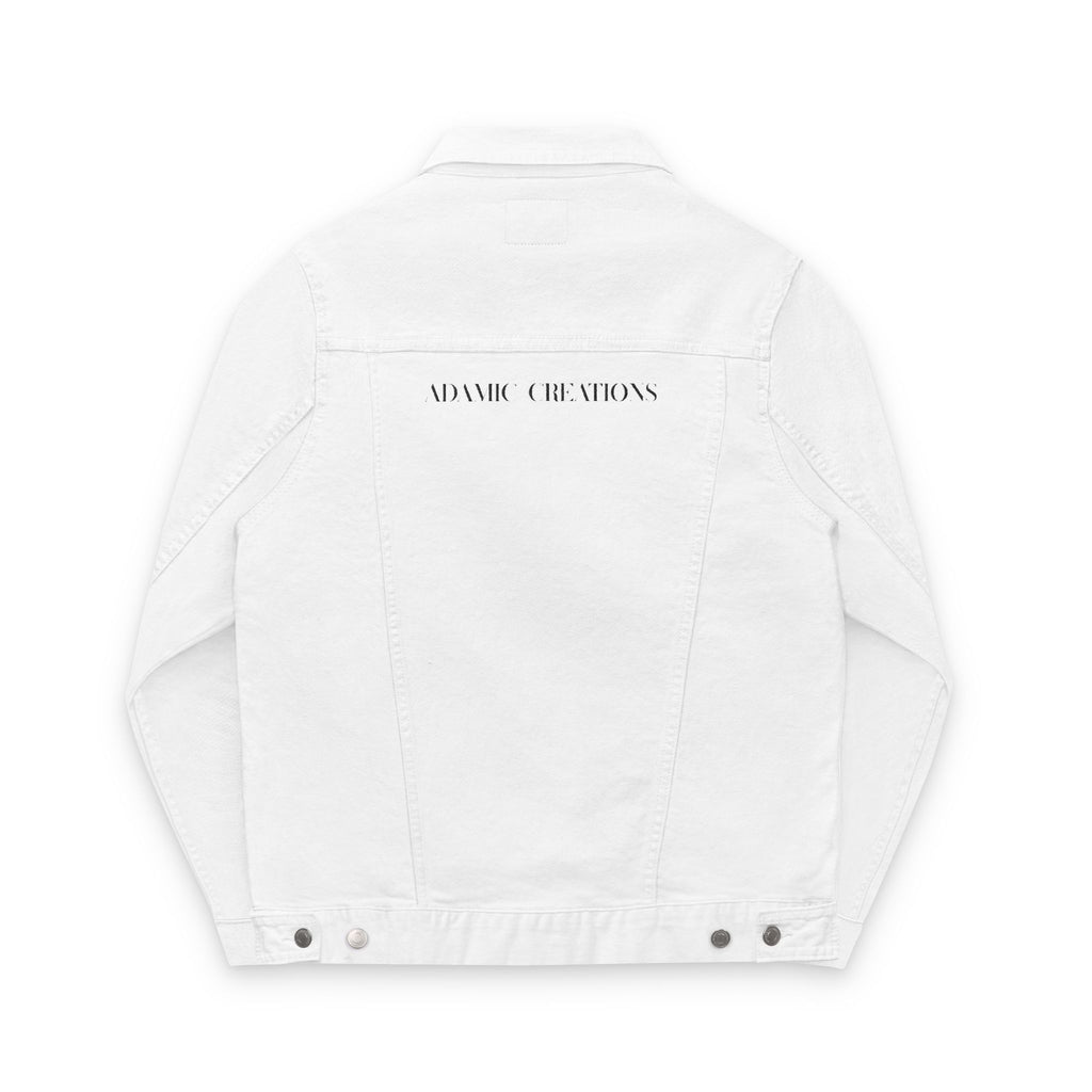 Adamic Creations Unisex Blanco Denim Jacket