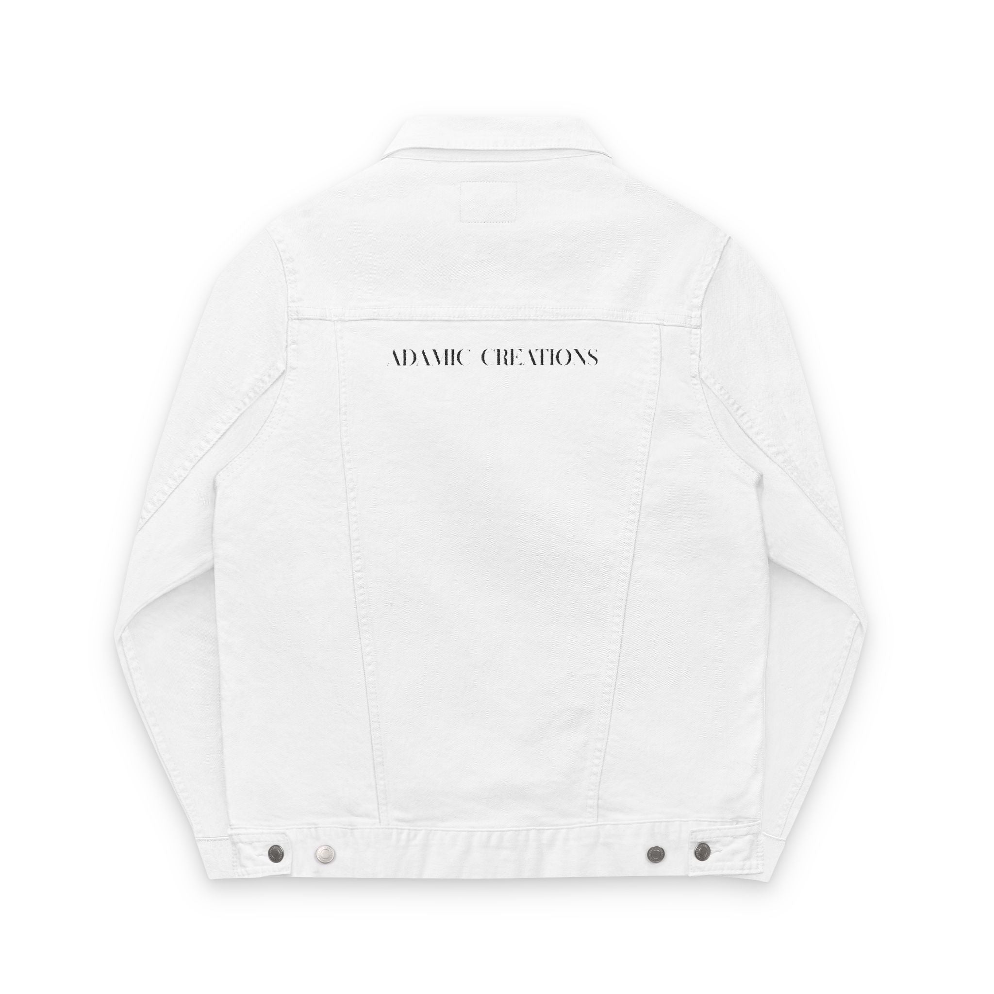 Adamic Creations Unisex Blanco Denim Jacket