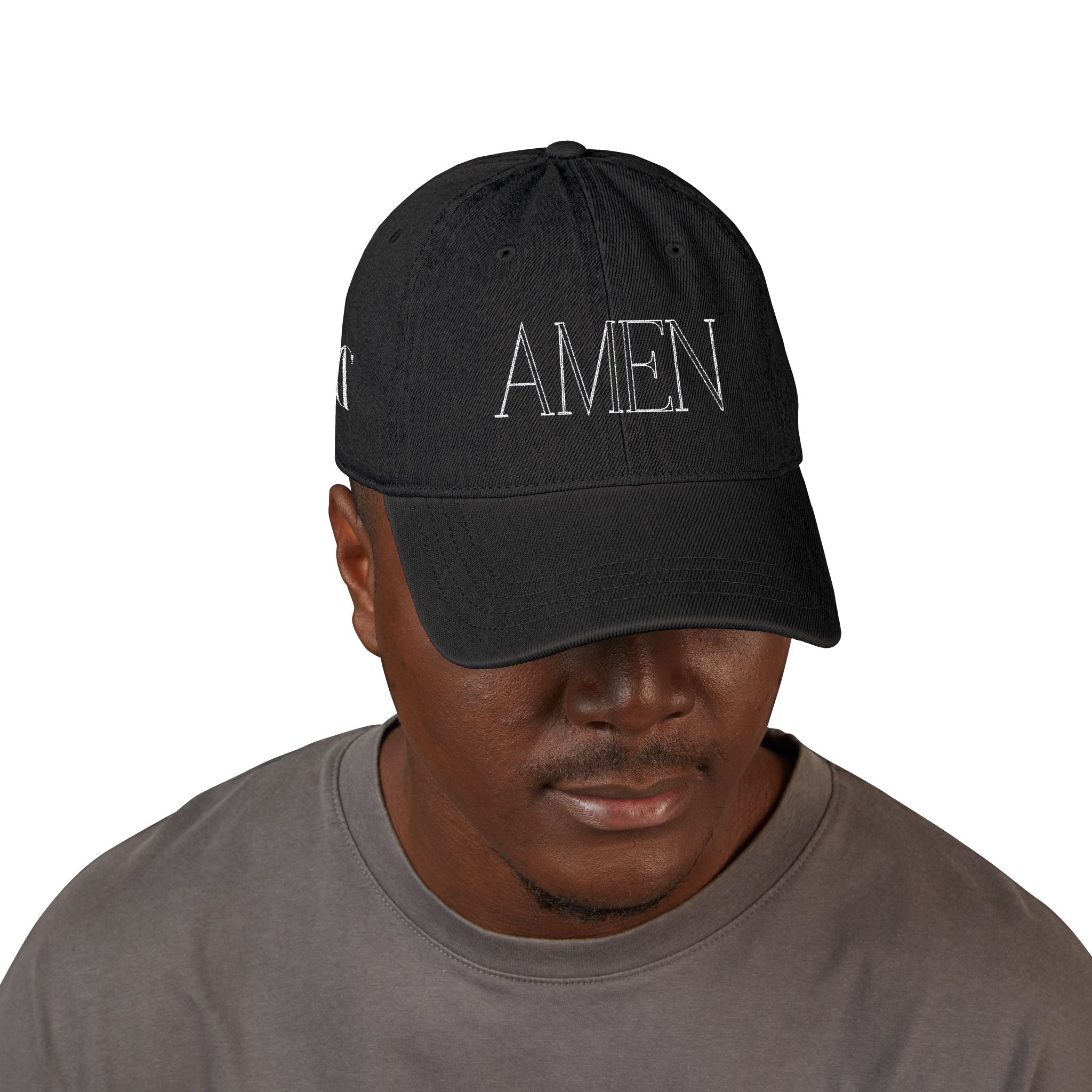 AMEN- Adamic Creations Embordered Denim Hat