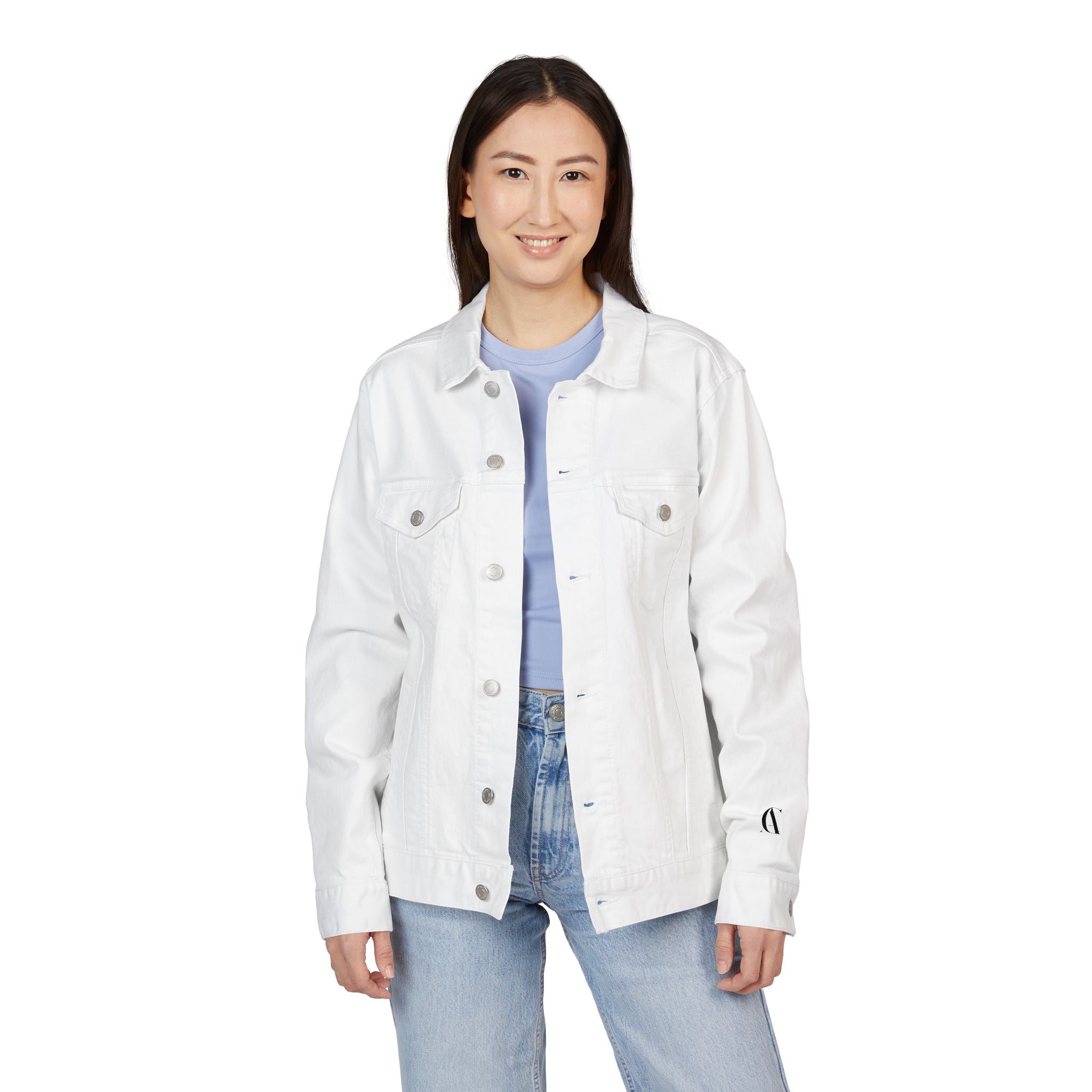 Adamic Creations Unisex Blanco Denim Jacket