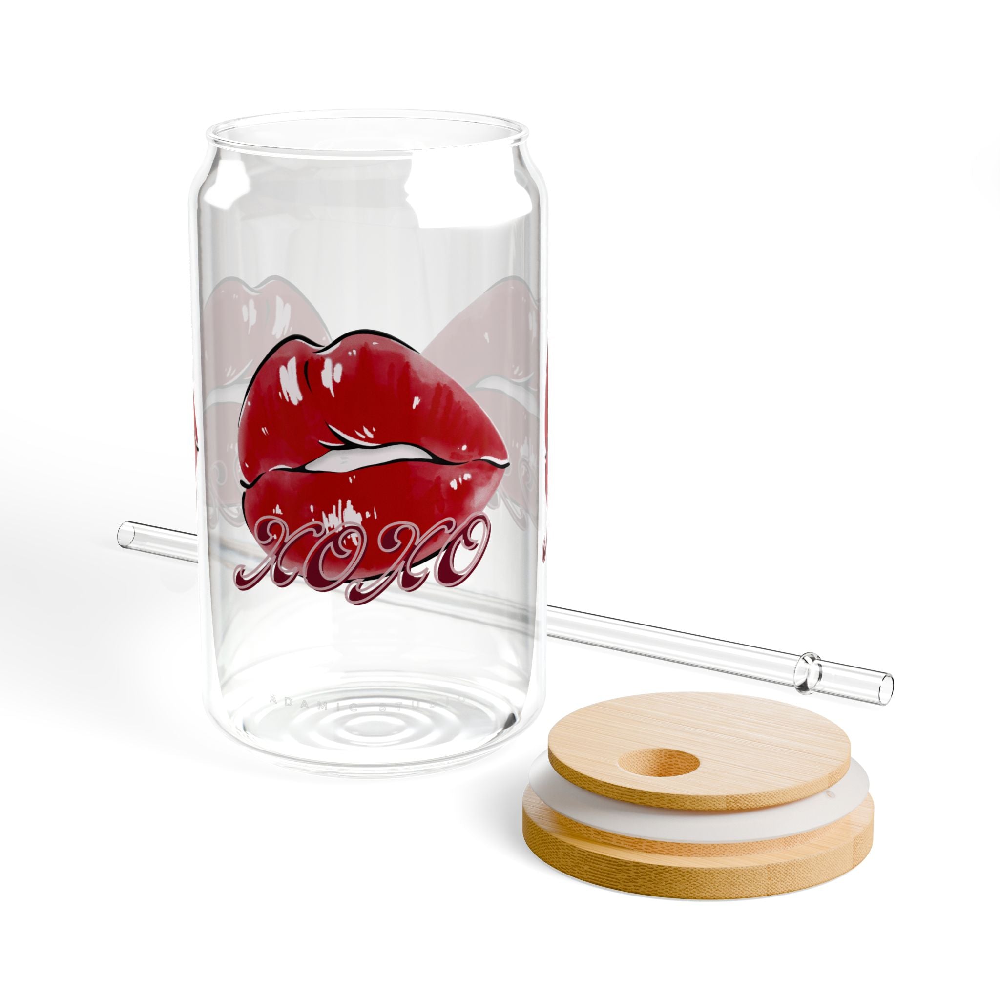 XOXO 16oz- Adamic Studio sipper glass