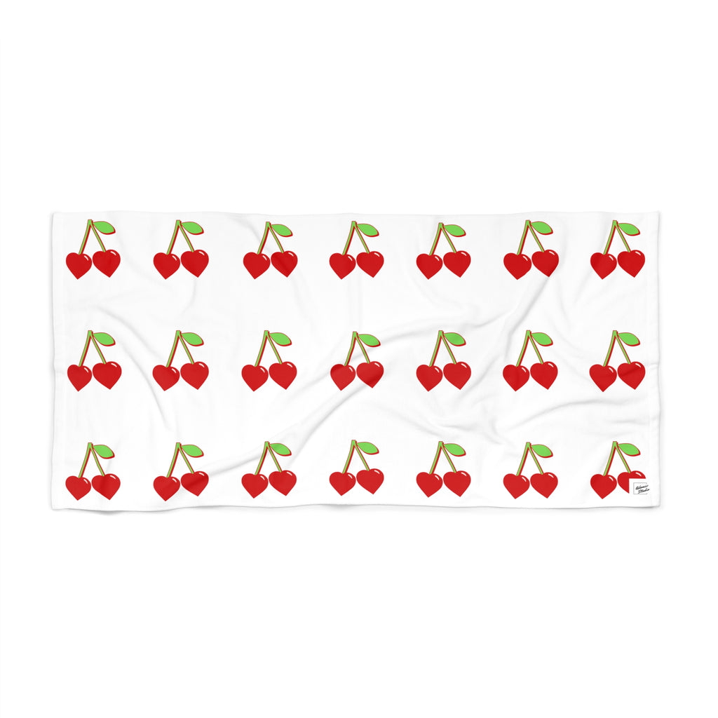 Cherry Print- Adamic Studio Beach Towel