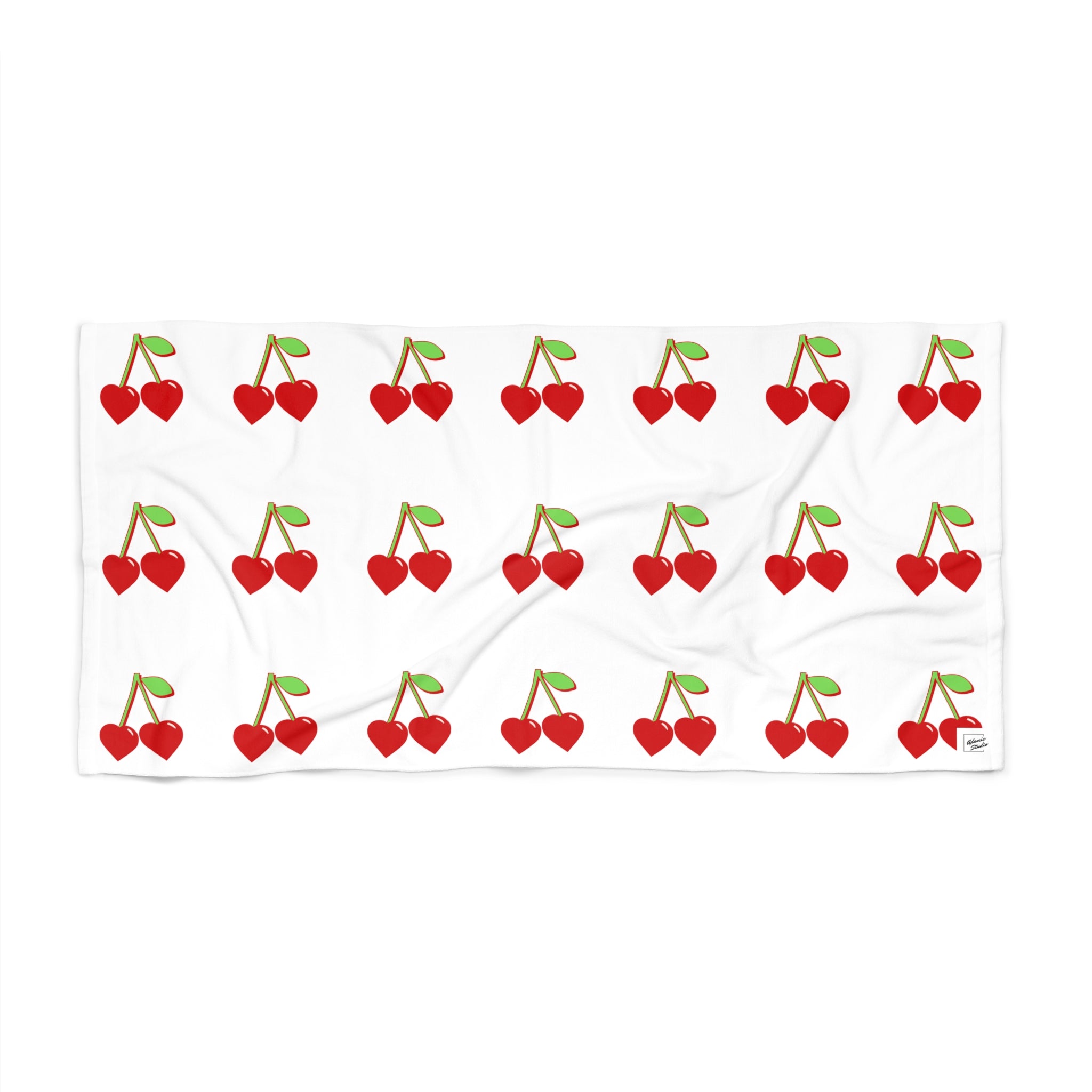 Cherry Print- Adamic Studio Beach Towel