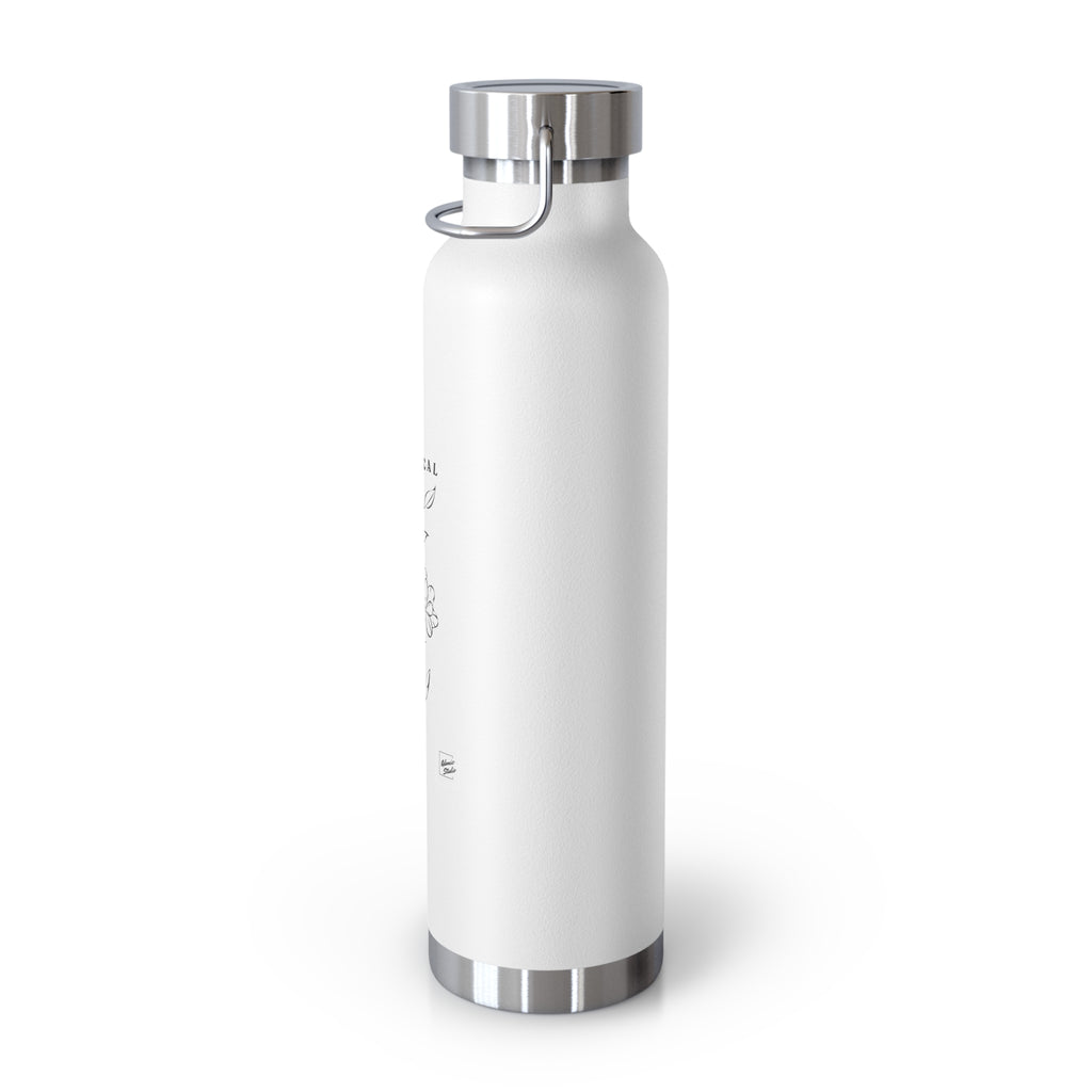 Adamic Studio- Botanical Floral Insulated Copper & Stainless-Steel Water Flask