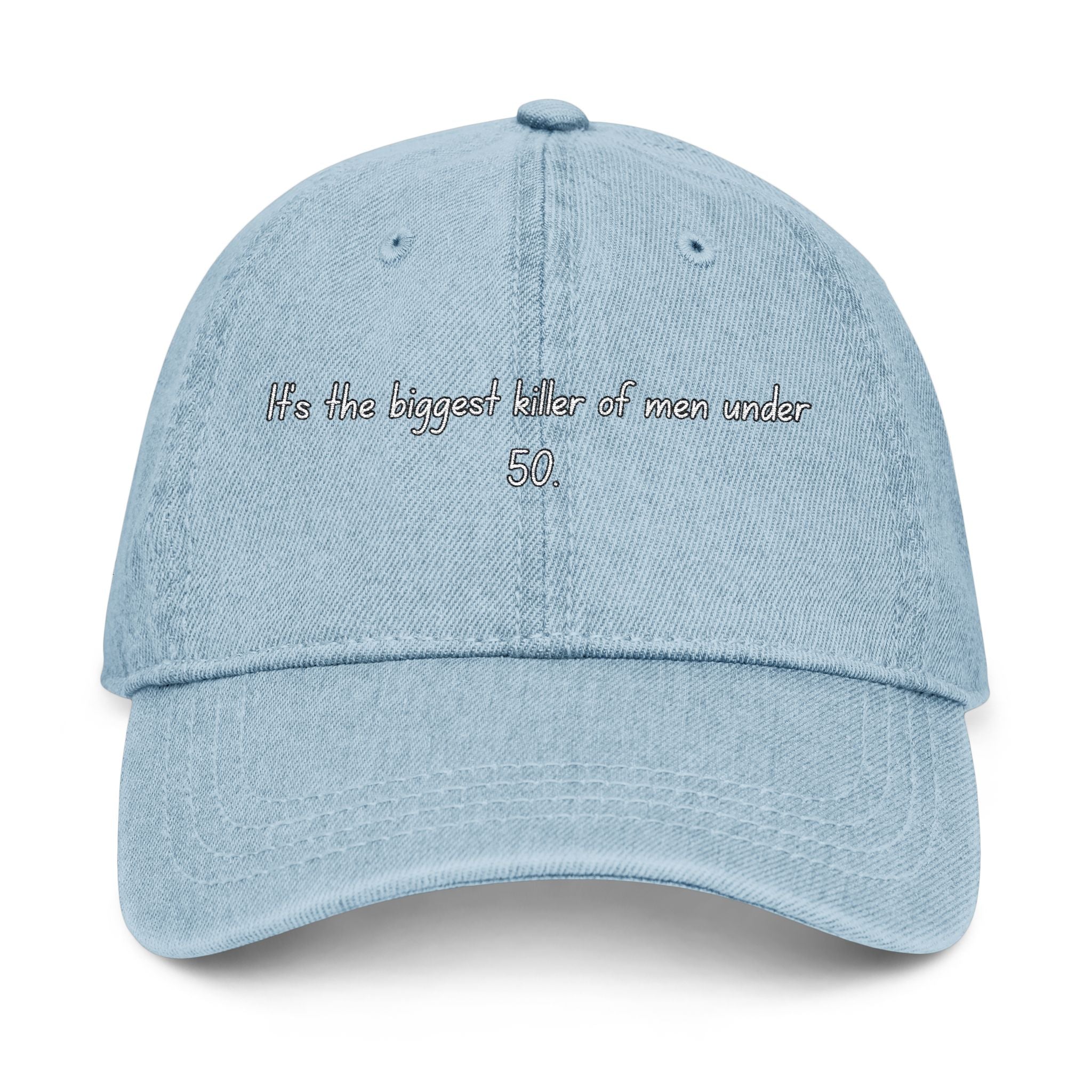 Men's Mental Health Awareness embroidered Denim Hat