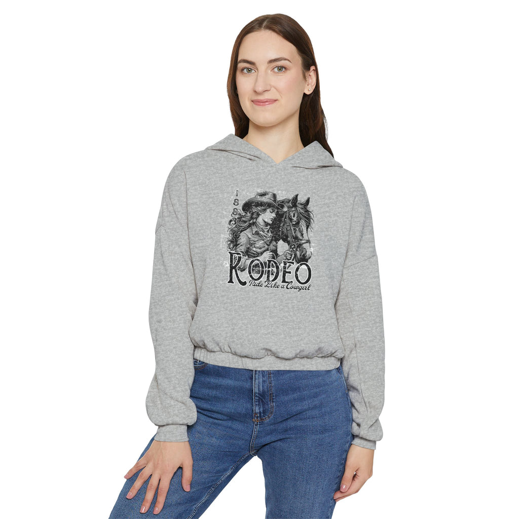 Cowgirl Rodeo- Adamic Studio Cinched Bottom Hoodie