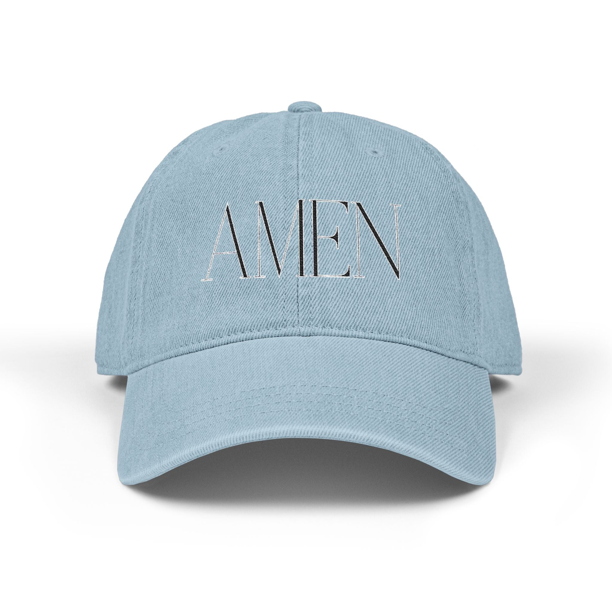 AMEN- Adamic Creations Embordered Denim Hat