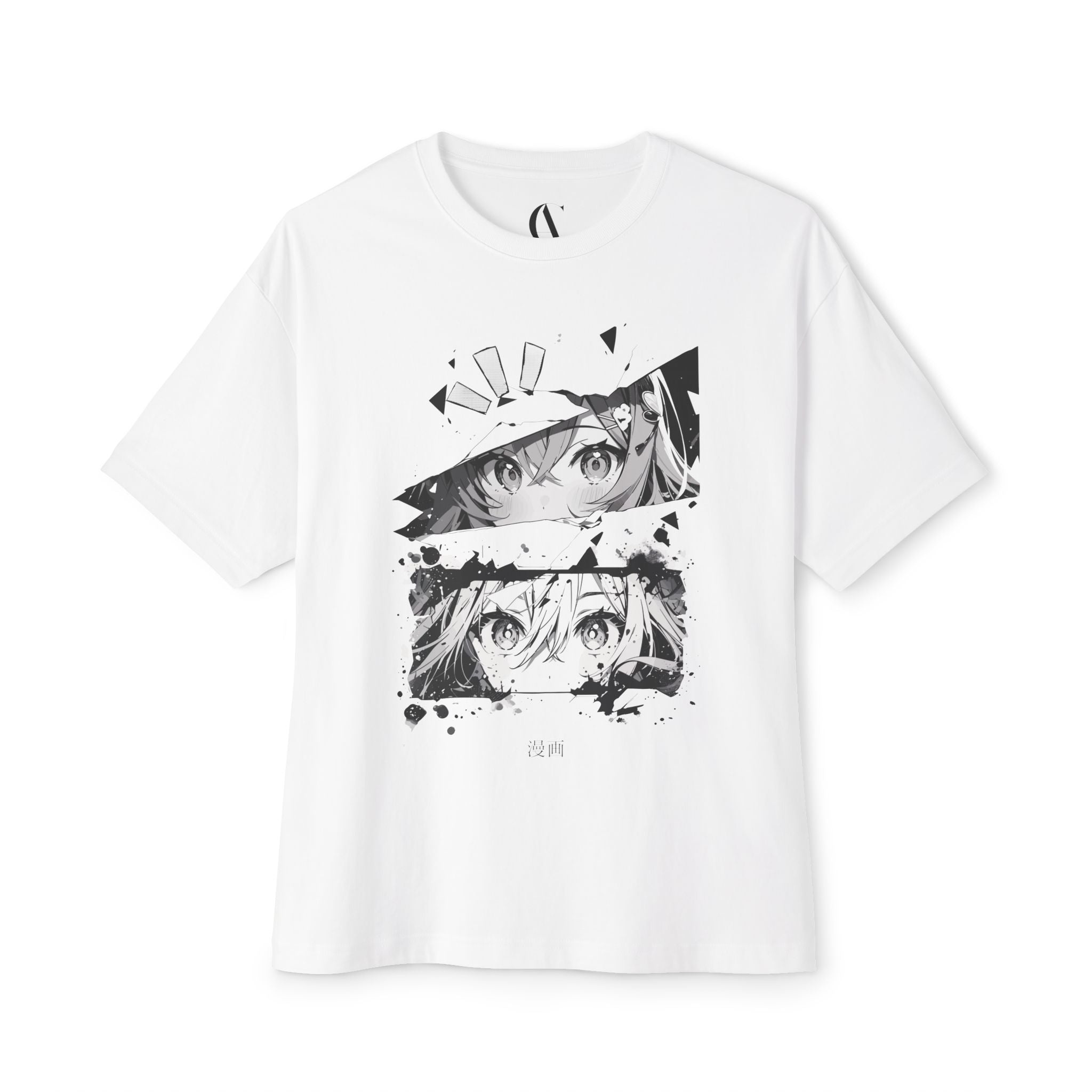 Anime-Inspired Unisex Oversized Boxy Tee, Casual Streetwear, Graphic Tee for Anime Lovers, Gift for Birthdays, Summer Style, Unique Fashion