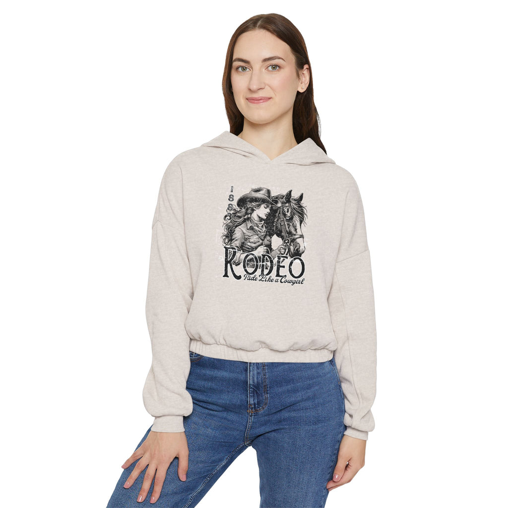 Cowgirl Rodeo- Adamic Studio Cinched Bottom Hoodie