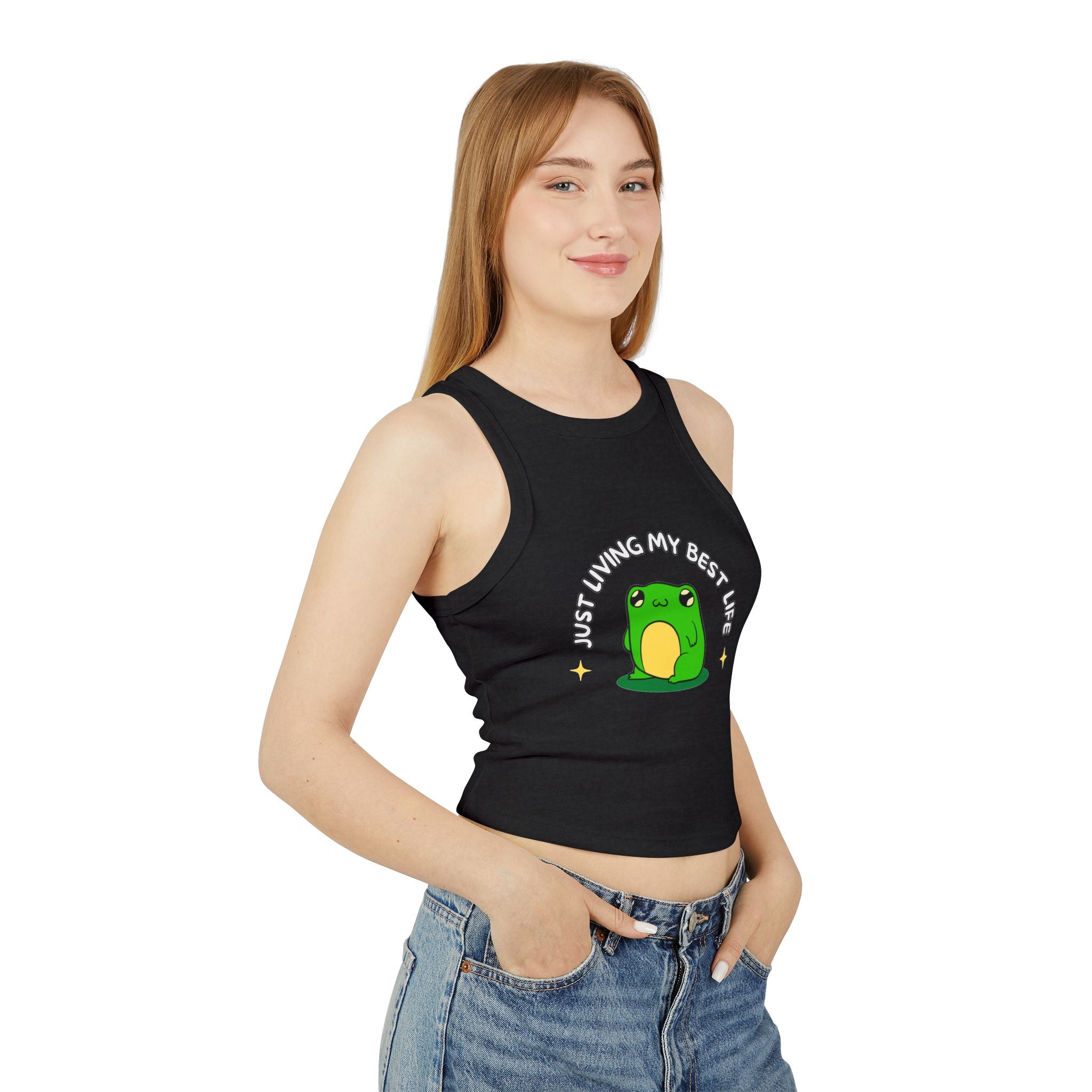 Just Living My Best Life Frog Tank Top