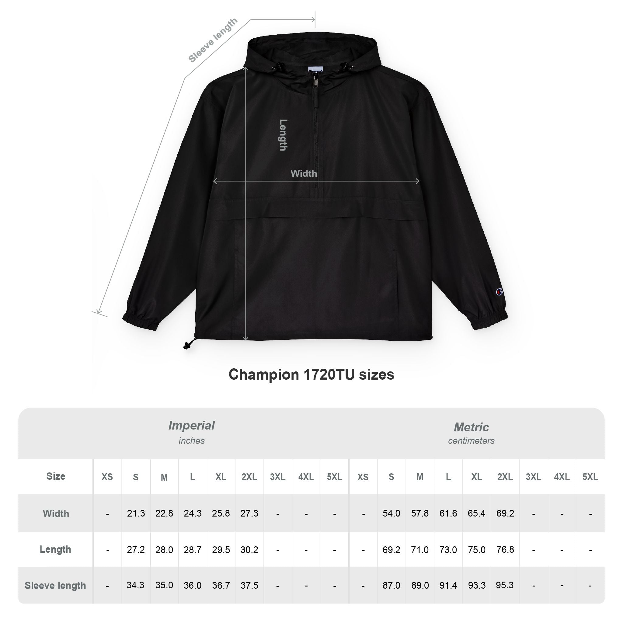 Adamic Creations Packable Anorak Jacket, Rain Jacket