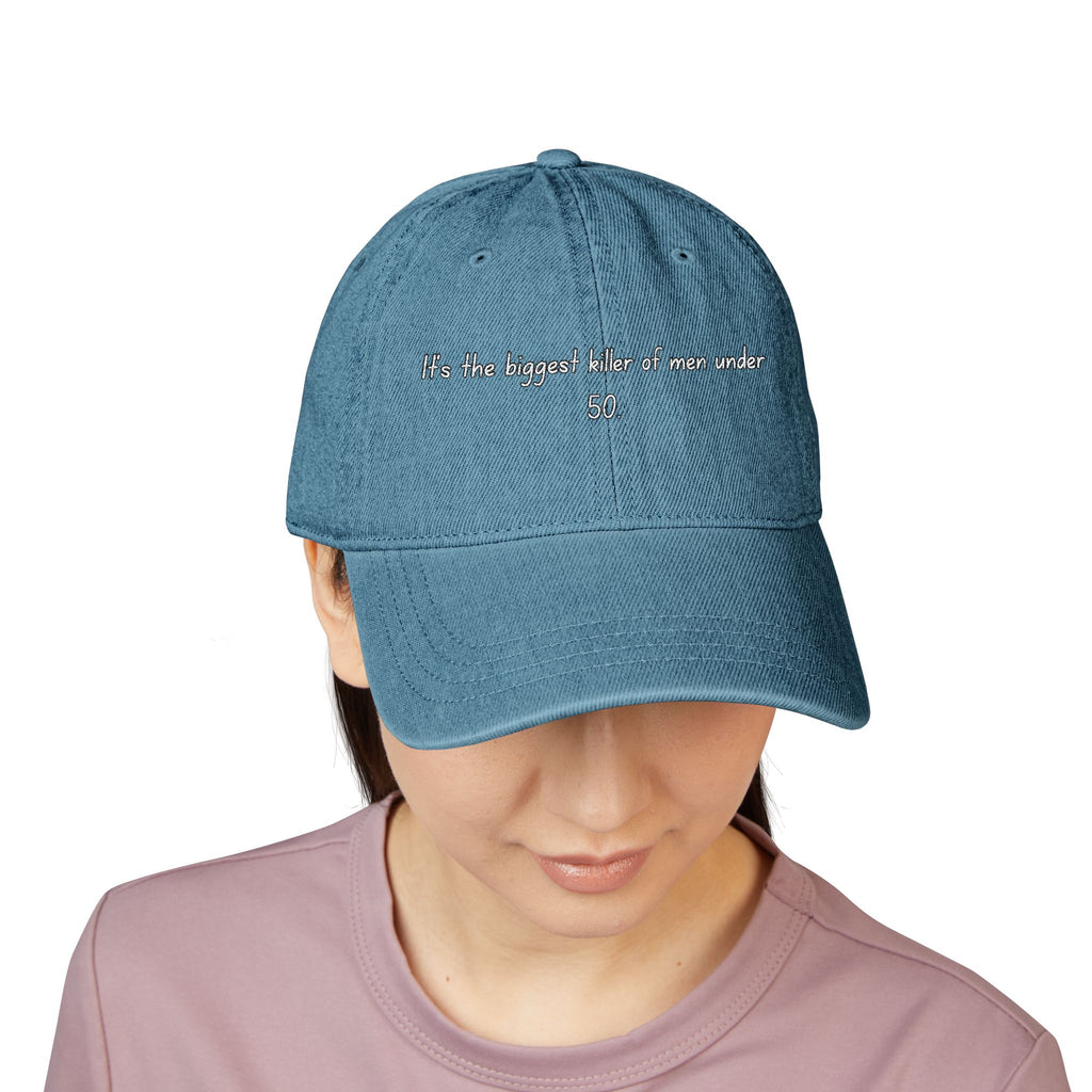 Men's Mental Health Awareness embroidered Denim Hat
