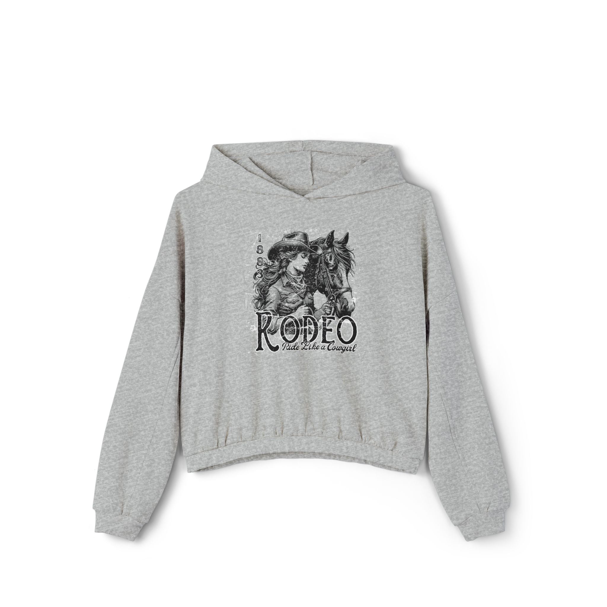 Cowgirl Rodeo- Adamic Studio Cinched Bottom Hoodie