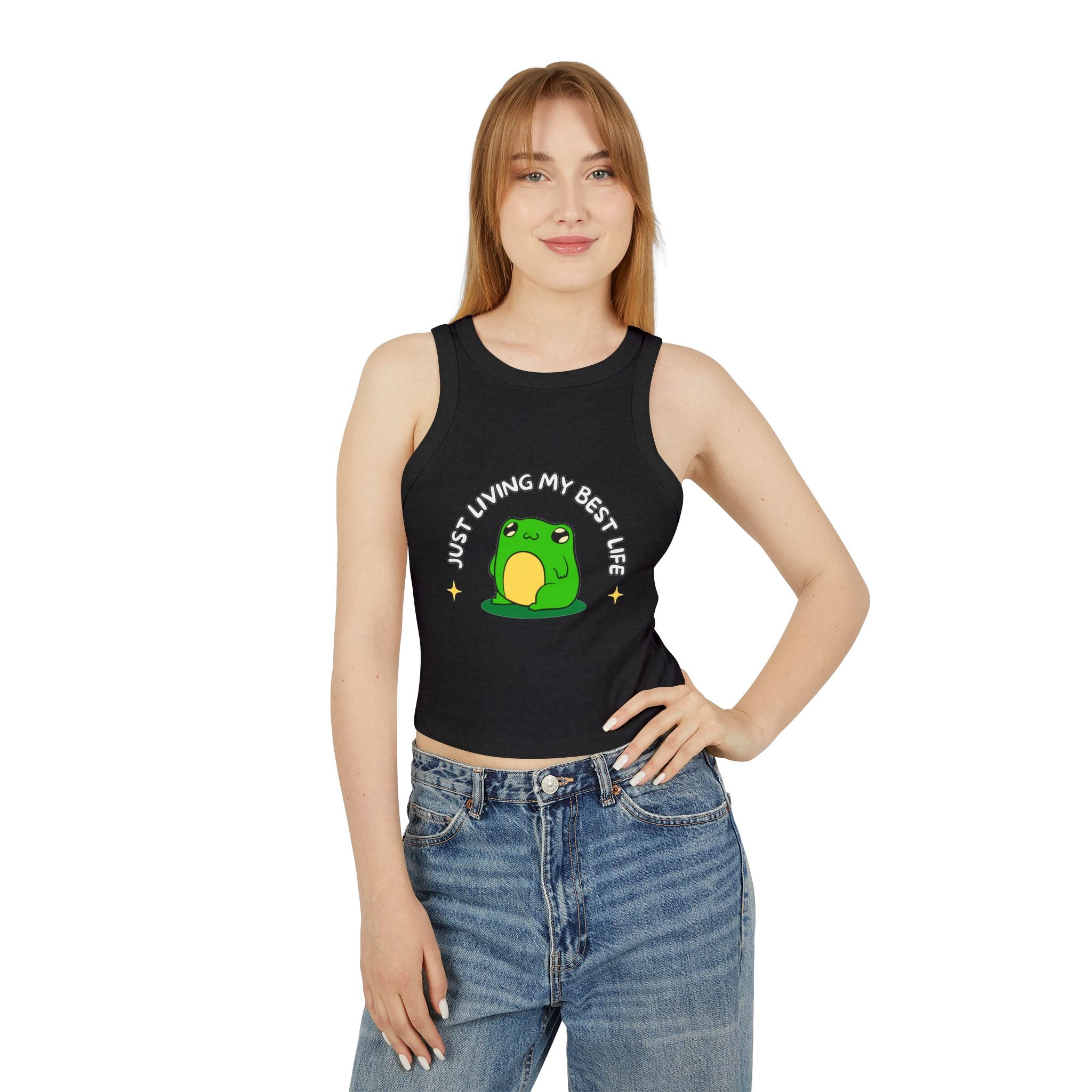 Just Living My Best Life Frog Tank Top