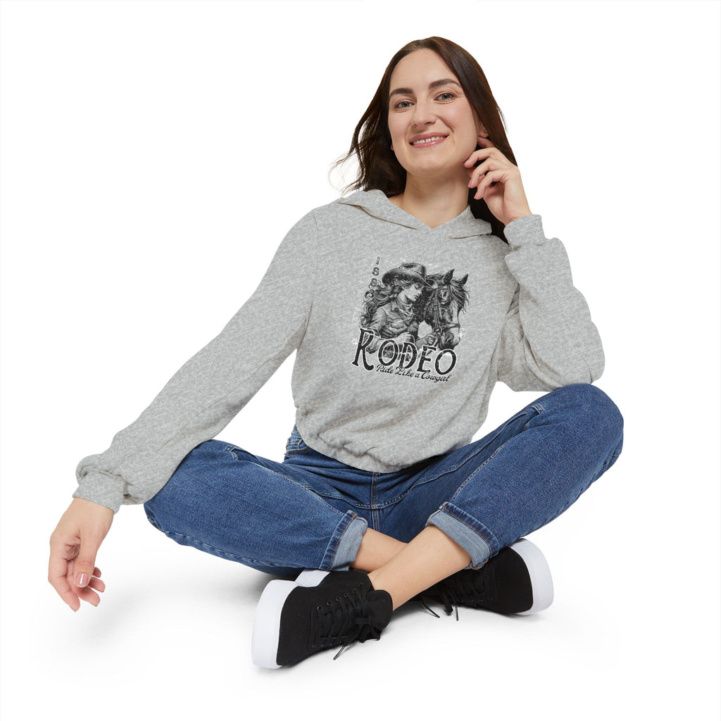 Cowgirl Rodeo- Adamic Studio Cinched Bottom Hoodie