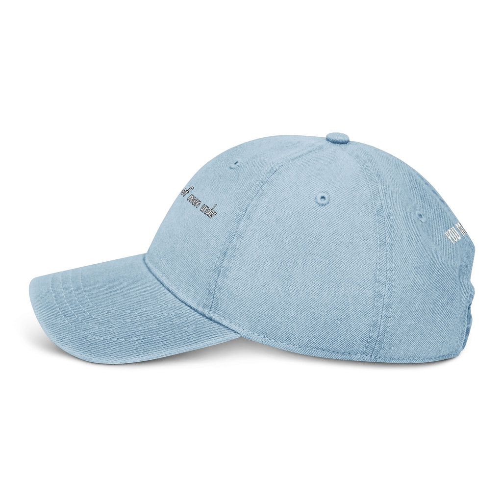 Men's Mental Health Awareness embroidered Denim Hat