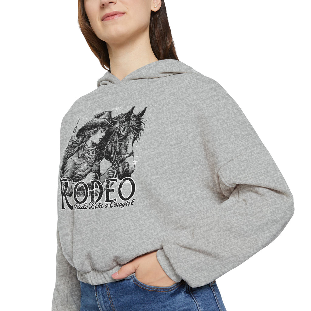Cowgirl Rodeo- Adamic Studio Cinched Bottom Hoodie