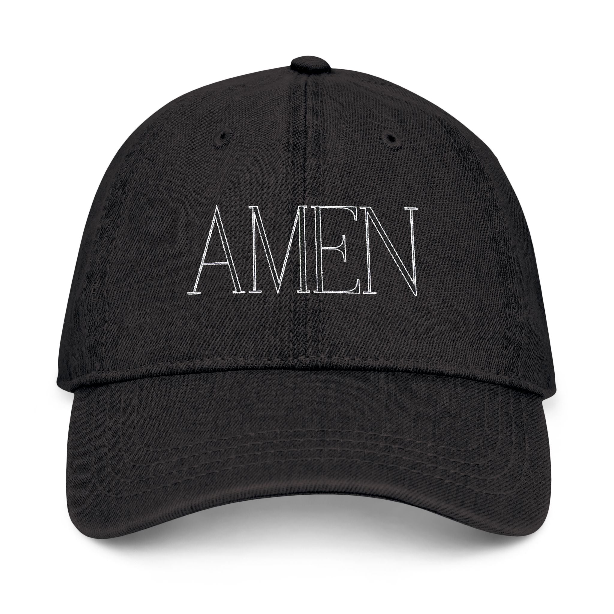 AMEN- Adamic Creations Embordered Denim Hat