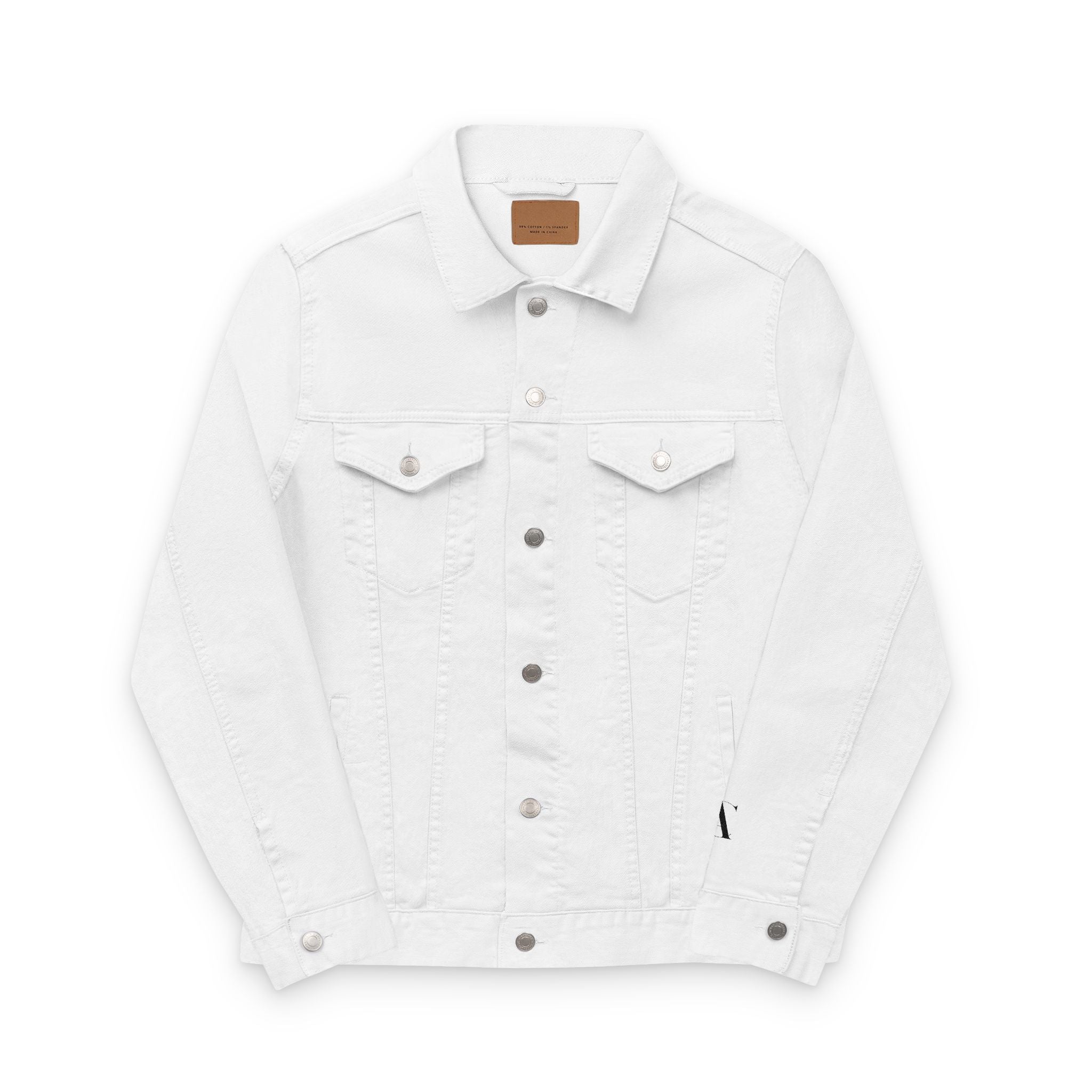 Adamic Creations Unisex Blanco Denim Jacket