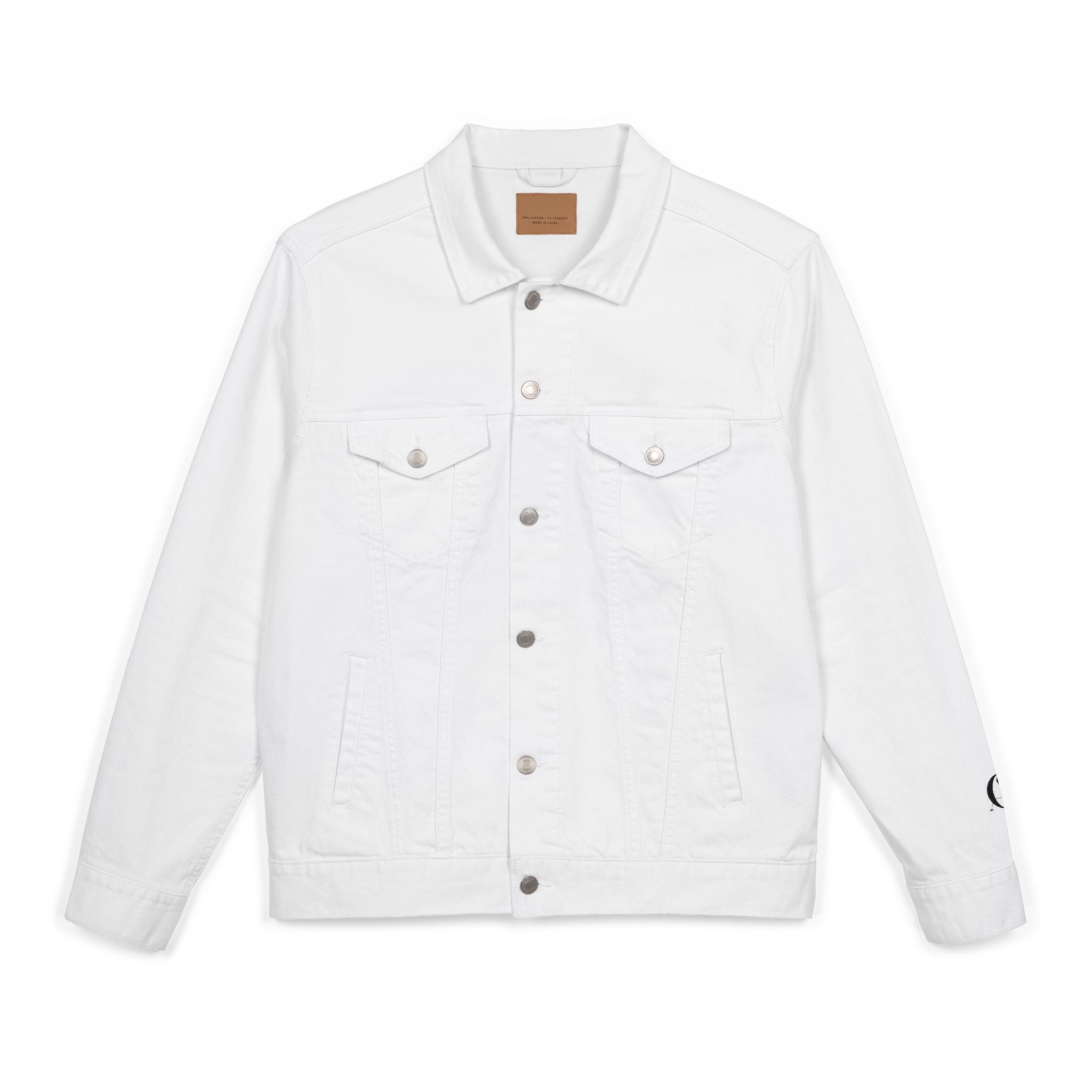 Adamic Creations Unisex Blanco Denim Jacket