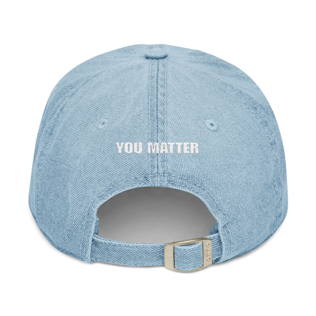Men's Mental Health Awareness embroidered Denim Hat