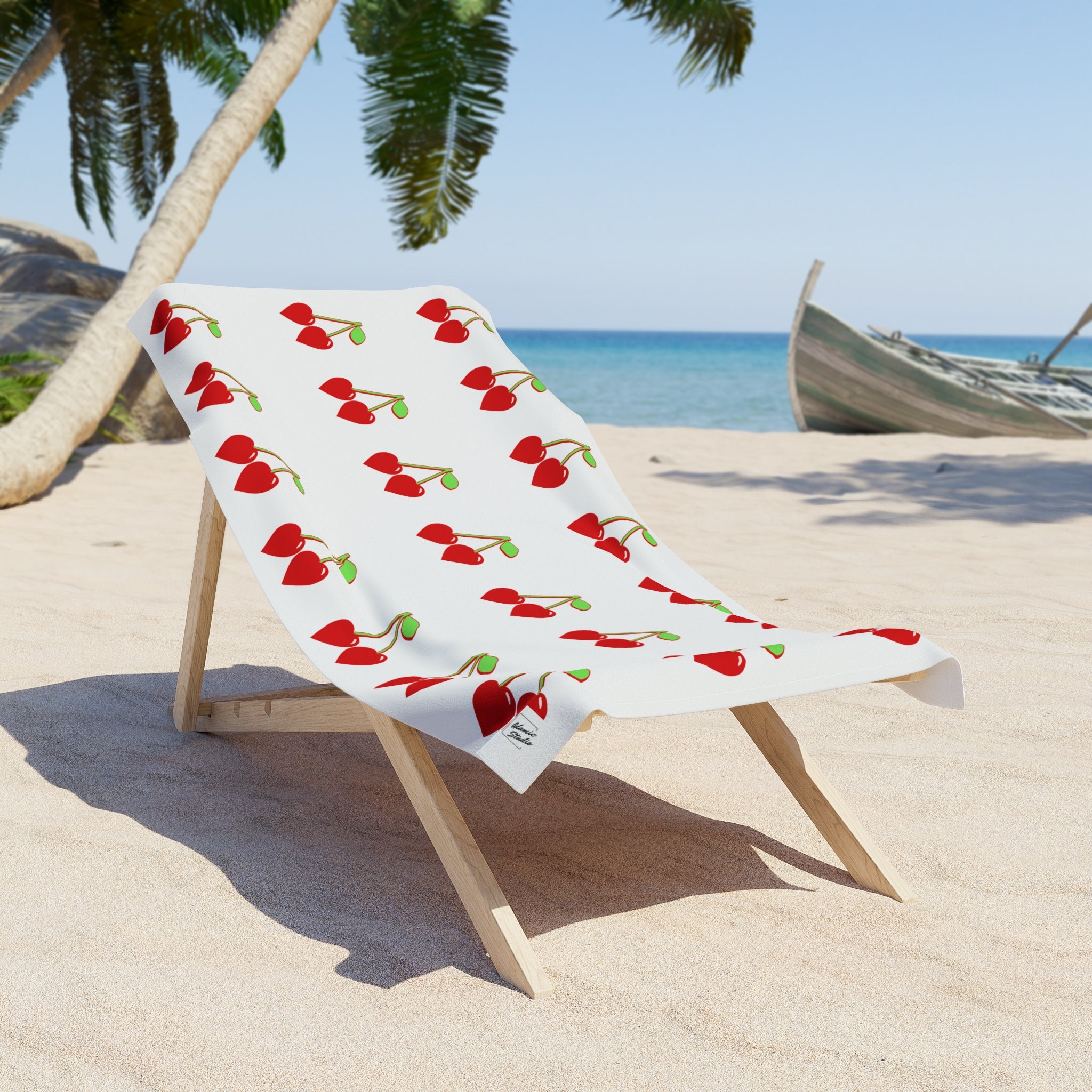 Cherry Print- Adamic Studio Beach Towel