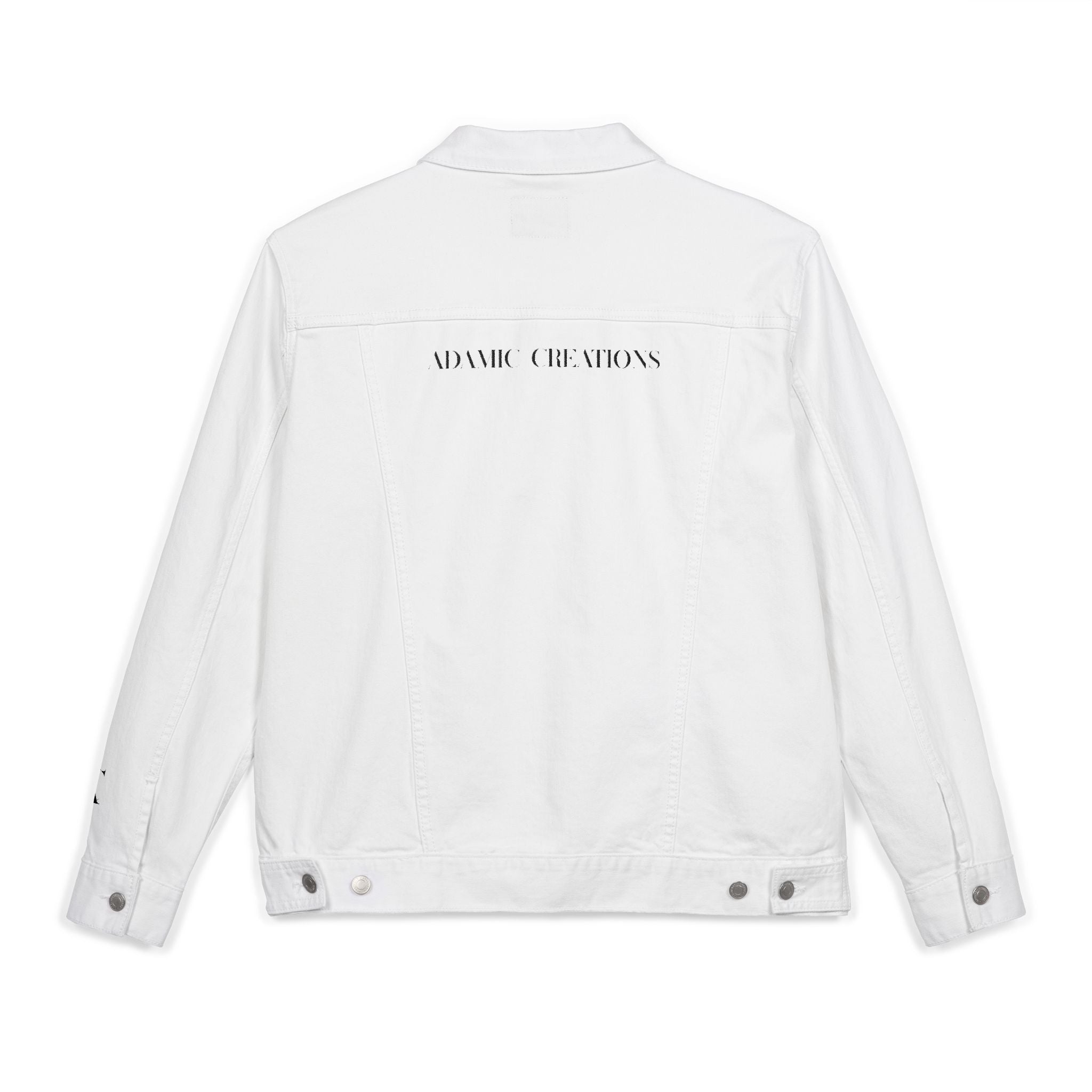 Adamic Creations Unisex Blanco Denim Jacket